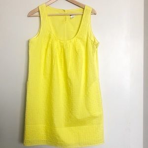 J Crew Sleeveless Yellow Shift Dress 10